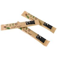 Lot de 1000 Sticks sucre brun Puro - 1000 Unités de 3 g