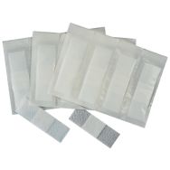 Lot de 1000 Pansements non tissés blancs avec compresse continue-Securimed