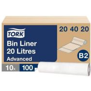 Lot de 1000 sacs poubelle en polyéthylène Cap.:20