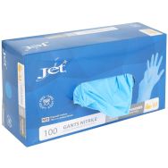 Lot de 100 Gants nitrile bleu non poudré - taille L