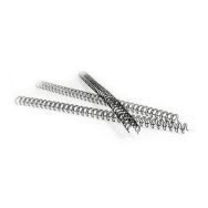 Lot de 100 Peigne de reliure métallique 6,4 mm - 1/4 - noir - Pavo