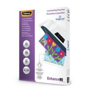 Lot de 100 Pochette de plastification A3 Fellowes Image Last 80µ