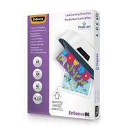 Lot de 100 Pochette de plastification A4 Fellowes IMAGE LAST 80µ