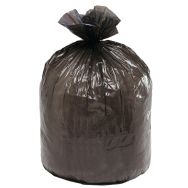 Lot de 100 Sac poubelle traditionnel - Déchets lourds - 130L - Noir