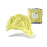 Lot de 100 Sachet de charlottes jetables jaunes