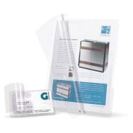 Lot de 10 10 Feuilles de plastification à froid, 54x86mm, sans machine