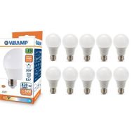Lot de 10 Ampoule LED SMD Standard A60 9W / 806lm E27 3000K