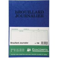 Lot de 10 Brouillard journalier 40 pages