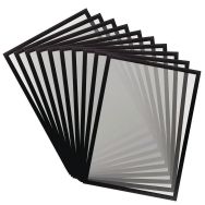 Lot de 10 Cadre d'affichage magnetique Magneto A3 noir
