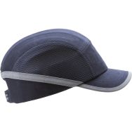 Lot de 10 Casque anti-heurt aéré - Visière 5 cm - Bleu