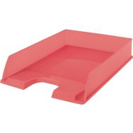 Lot de 10 Corbeille à courrier Colour'Breeze corail