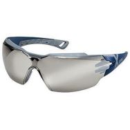 Lot de 10 Lunettes oculaire polycarbonate miroité Pheos Cx2 Bleu/Gris