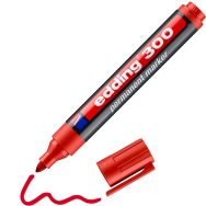 Lot de 10 Marqueurs Edding 300 - Pointe: Ogive - Encre :Rouge