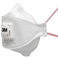 Lot de 10 Masque antipoussières 3M Aura FFP3 avec soupape série 9332