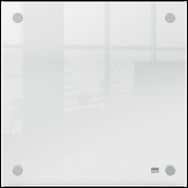 Lot de 10 Mini tableau blanc mural acrylique Nobo - 300x300 mm