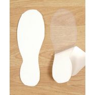 Lot de 10 Pieds antidérapants blanc