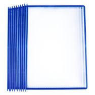 Lot de 10 Poche à pivots Easy Load - A4 - PP - bleu
