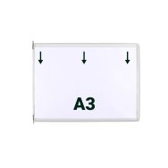 Lot de 10 Poche à pivots Tarifold - A3 - paysage - blanc