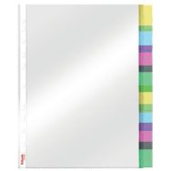 Lot de 10 Pochette-Intercalaire 8 touches Esselte, Transparent