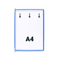 Lot de 10 Pochettes à pivot Tarifold - Housse unique - A4 - Bleu