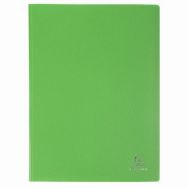 Lot de 10 Protège-doc en PP 5/10e OPAK poch. Cristal 100 vues Vert