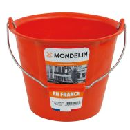 Lot de 10 Seau 12L Prochok orange anse-12L