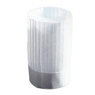 Lot de 10 Toques grand chef 40 plis papier non tissé hauteur 300mm