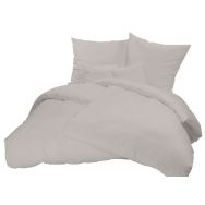 Lot de 10 draps housses coton 90x190 cm coloris uni souris