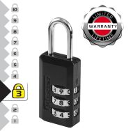 Lot de 12 Cadenas à combinaison programmable en zinc
