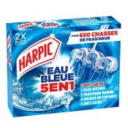 Lot de 12 Détergent détartrant avec colorant bleue et fraicheur marine