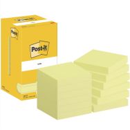 Lot de 12 Notes Post-it® 76 x 76 mm 12 blocs jaune - Post-it®