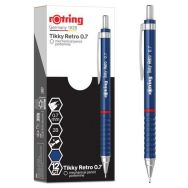 Lot de 12 Porte-mines - 0,7 mm corps Bleu Tikky Retro - Rotring®