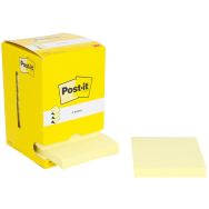Lot de 12 Z-Notes Post-it® 76 x 76 mm 12 blocs jaune - Post-it®
