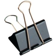 Lot de 12 pinces double clip 41 mm