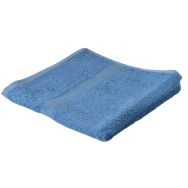 Lot de 12 serviettes éponge Léa 50x100 cm azur