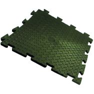 Lot de 16 dalles PVC Plastex Chex 50 X 50 cm, noir