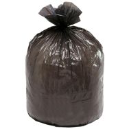 Lot de 200 Sac poubelle recyclable - Déchets lourds - 110L - Noir