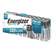 Lot de 20 Pile alcaline Max Plus AAA/LR3