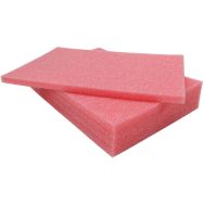 Lot de 20 Plaque - Mousse - Antistatique L:600 - rose Largeur:400
