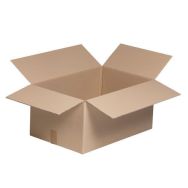 Lot de 20 caisses carton simple cannelure 592x392x284 ECO