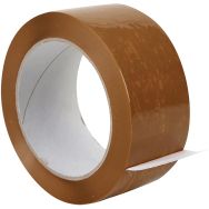 Lot de 24 Adhésif PP Hot Melt Havane 72 mm X 100 m