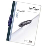 Lot de 25 Chemises à pince Swingclip - Cap: 30 feuilles - Bleu