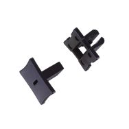 Lot de 25 Fixation universelle pour profilé alu T-clip - fente 10 mm