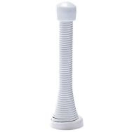 Lot de 2 Butées de porte flexible en acier - blanc