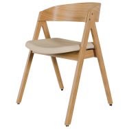 Lot de 2 Chaises de réunion Rina Chêne-Somcasa