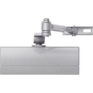 Lot de 2 Ferme porte avec capot blister - Aluminium - 65kg max