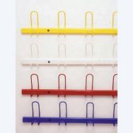 Lot de 2 Porte manteau 6 patères rouge - Mottez