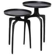 Lot de 2 Tables basses Bharat aluminium-Somcasa