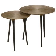Lot de 2 Tables basses Sujay aluminium-Somcasa