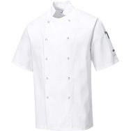 Lot de 2 Veste de cuisine Cumbria T : XL Noir